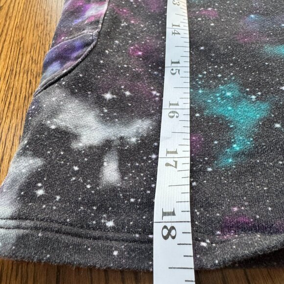 Rags to Raches Girls Drop Pocket Dress in Celestial Galaxy Size 2T Black Purple - Picture 7 of 7